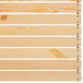 vidaXL 4-tlg. Garten-Lounge-Set Kiefer Massivholz