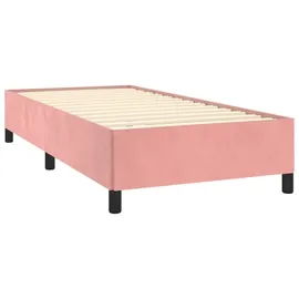 vidaXL Boxspringbett 100 x 200 cm Rosa