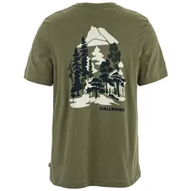 Fjällräven Swedish Forest Kurzarm-t-shirt - Laurel Green - XL