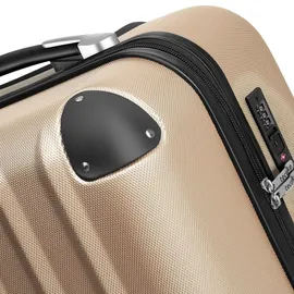 Tectake Talia Koffer-Set 3-tlg. beige