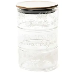 Bonbonniere 3 Ebenen Abby - Transparent Rund Glas Amadeus