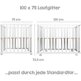 roba Laufgitter inkl. Matratze grau