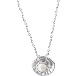 Celesta Silber Halskette 925 Silber Süßwasserzuchtperle