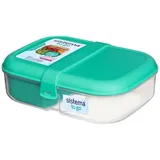 Sistema To Go Lunchbox aus Polypropylen mit 3 Fächern