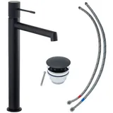 Schöner Wohnen KADIA L Waschtischarmatur Mattschwarz