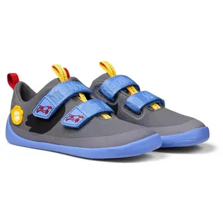 Affenzahn Barfußschuh Lucky Tukan Grau / Hellblau 34