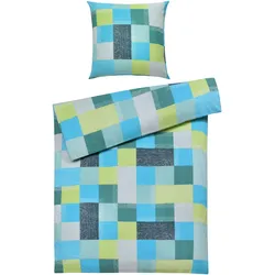 Bettwäsche HAILEY Polycotton - blau