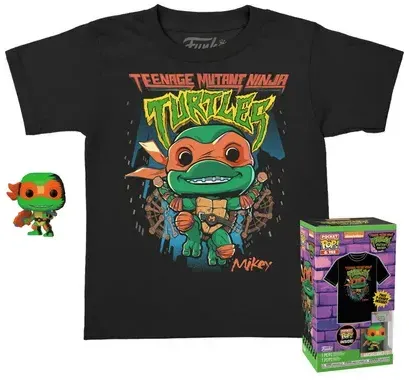 Funko - POP! - Teenage Mutant Ninja Turtles - Pocket POP! & Kids Tee Michelangelo (Mutant Mayhem) Größe L