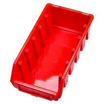 ADB Sichtlagerkasten Kunststoff 212x116x75 mm rot