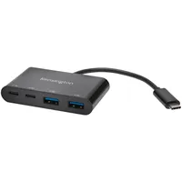 Kensington CH1000 USB-C 4-Port Hub Schwarz