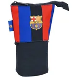 Safta Unisex Kinder Behälter umwandelbar zu einem Mäppchen F.C. Barcelona 1a Mannschaft 22/23, 80 x 60 x 190 mm, Marineblau und Granatrot, Estándar