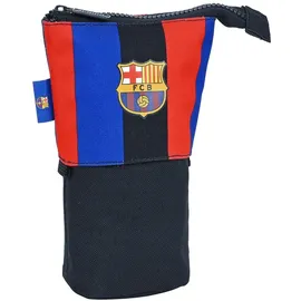 Safta Unisex Kinder Behälter umwandelbar zu einem Mäppchen F.C. Barcelona 1a Mannschaft 22/23, 80 x 60 x 190 mm, Marineblau und Granatrot, Estándar