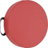 Runde wasserdichte Sitzkissen,Stuhlkissen mit Griff, Bodenkissen mit Reißverschluss, Sitzerhöhung Hauptkissen,Ruhekissen Rund aus Schaumstoff & PU,Stapelbare Bodenkissen(@13,40x8cm/16x3in)