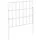vidaXL Zaun-Set 35 x 30 cm Silber/Verzinkter Stahl