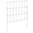 vidaXL Zaun-Set 35 x 30 cm Silber/Verzinkter Stahl