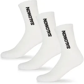 Salomon Everyday Crew Socken 3er Pack Weiß 36-38