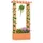 Costway Hochbeet mit Rankgitter 66 x 32 cm Orange