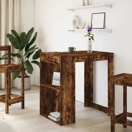 vidaXL Bartisch Räuchereiche 102 x 70 x 103,5 cm Braun