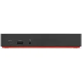 Lenovo 40AS0090DK - Verkabelt - USB 3.2 Gen 1 (3.1 Gen 1) Type-C - 3,5 mm - 10,100,1000 Mbit/s - Sch