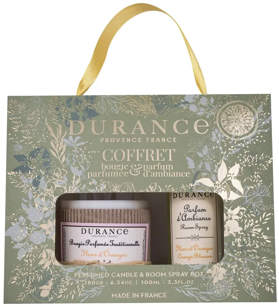 Orangenblüte Duftkerze 180g & Raumspray 100ml