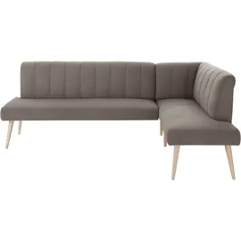 exxpo - sofa fashion Costa 157 x 92 x 245 cm Kunstleder langer Schenkel links delfin