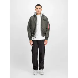 Alpha Industries Ma-1 D-tec Jacke Rep.Grey M
