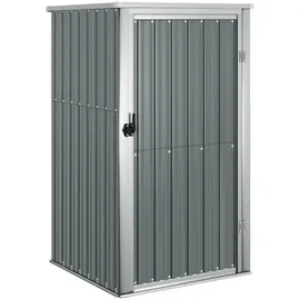 vidaXL Geräteschrank 0,89 x 0,89 m Grau