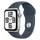 Apple Watch Series 10 GPS 46 mm Aluminiumgehäuse silber Sportarmband denim M/L