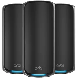 Netgear Orbi 970 RBE973SB-100EUS 3er Set, schwarz, Router, Schwarz