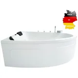 Basera Guam Eck-Whirlpoolbadewanne 130 x 180 cm (BASIC)