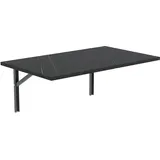 AKKE Klapptisch Wandklapptisch Esstisch - Klappbar Faltbar Platzsparend - Rechteckig - 80cm x 40cm - Trockener Stein