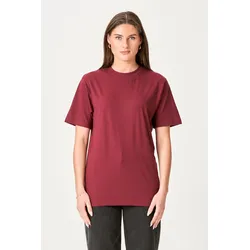 Oversized T -Shirt - Burgund - TeeShoppen