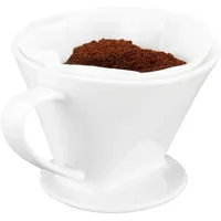 Rungassi Kaffeefilter Gr. 4 Kaffeebereiter Keramik weiß