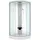 SeniorBad D10-20T1 Komplettdusche mit Schiebetür 100 x 100 cm weiß Sicherheitsglas D10-20T1