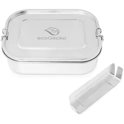 ecoGecko Brotdose Edelstahl auslaufsicher 1400 ml 