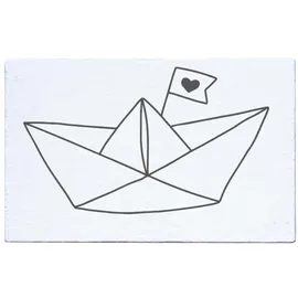 may & berry May and Berry Holzstempel - Boot, 35x55mm, Weiß