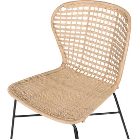 Beliani Rattanstuhl 2er Set ELFROS