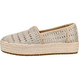 TOMS Valencia Damen Beige/Gold 37