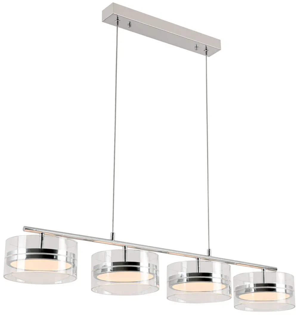 Novel LED-Hängeleuchte Rom - B/H/T ca. 18.00x120.00x93.00