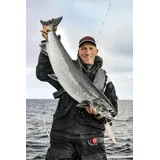 Rhino Salty Diamond Trolling Blinker, Gewicht 40g, Länge 165mm, acht, Einzelhaken, ideal für große Lachse, UV-aktiv (Deadly Date)