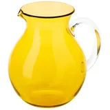 Guzzini - Karaffe Balloon "Dolcevita", Bio-Based Plastic, Amber, 16,5x20xh20, Bernstein
