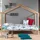 Vipack Hausbett Dallas 90 x 200 cm Kiefer massiv natur beige