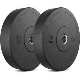 Marbo Sport Bumper Plates Hantelscheiben Set 30 kg schwarz