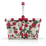 reisenthel carrybag garden white – Stabiler Einkaufskorb mit viel Stauraum und praktischer Innentasche – Elegantes und wasserabweisendes Design