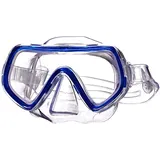 BEST SPORTING Tauchmaske Piranha I Kinder Schwimmbrille mit extra großes Sichtfeld I Kleine Tauchbrille mit Kopfband, bis zu 44 cm verstellbar I Salzwasserresistentes Kopfband