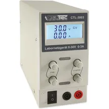 ChiliTec Regelbares Labornetzgerät CTL-3003, 0...30 V / 0...3 A, LCD Anzeige, 0-30V, 0-3A"