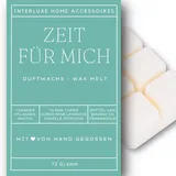 Interluxe Duftwachs Duft Zeit für Mich Duftnote Duftrichtung Wellness Spa angenehm duftend Waxmelt 100% pflanzlich Duftwachswürfel Duftwachsblock Wachs mit Duftöl