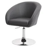 Mendler Esszimmerstuhl HWC-F19 Kunstleder grau