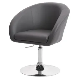 Mendler Esszimmerstuhl HWC-F19 Kunstleder grau