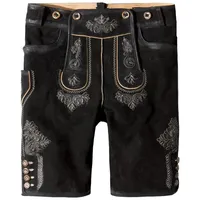 Stockerpoint Lederhose "Beppo 4" in schwarz gespeckt | Gr.: 48